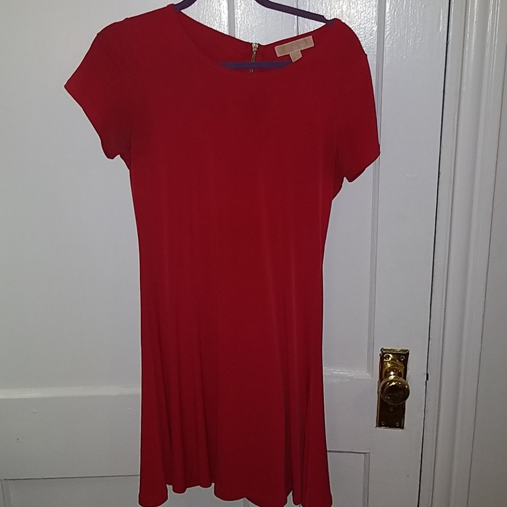Michael Kors red swing dress